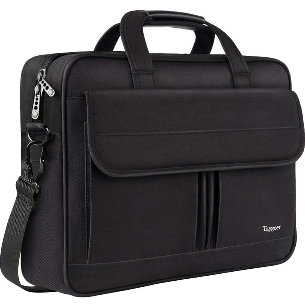 Laptop Shoulder Bag 15 Inch Briefcase Document Messenger Bag with Handle & Shoulder Strap Riding Horse Medallion 